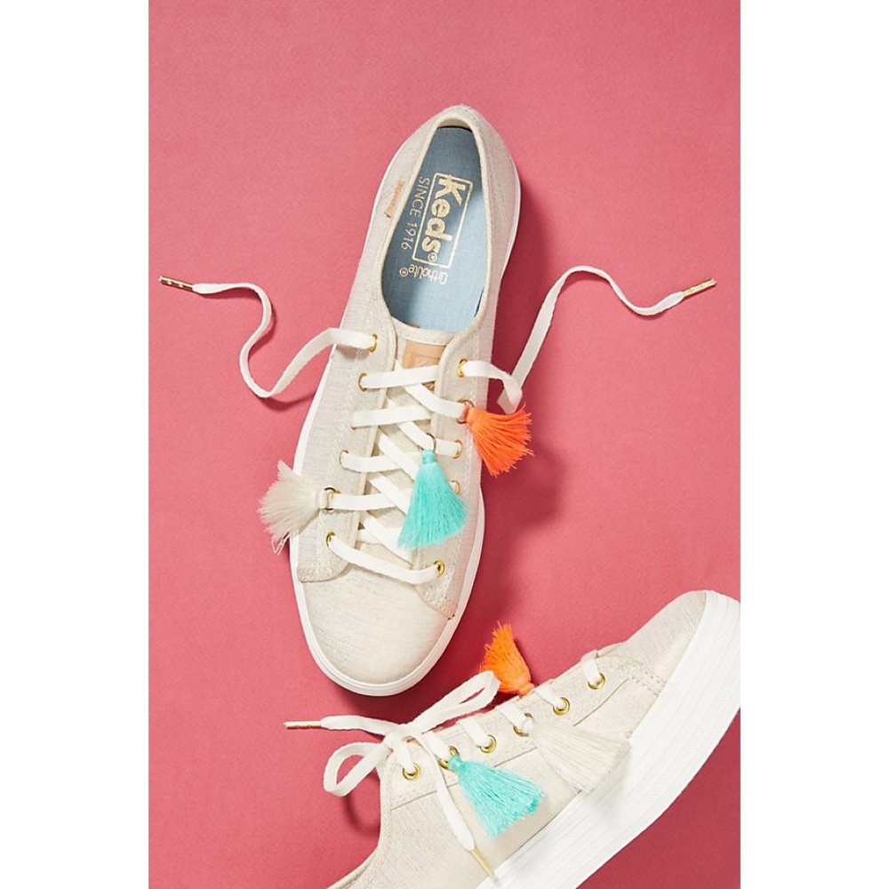 Keds Triple Kick Tasseled Sneakers